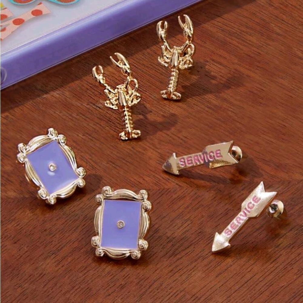 Set of 3 F.R.I.E.N.D.S. Earrings